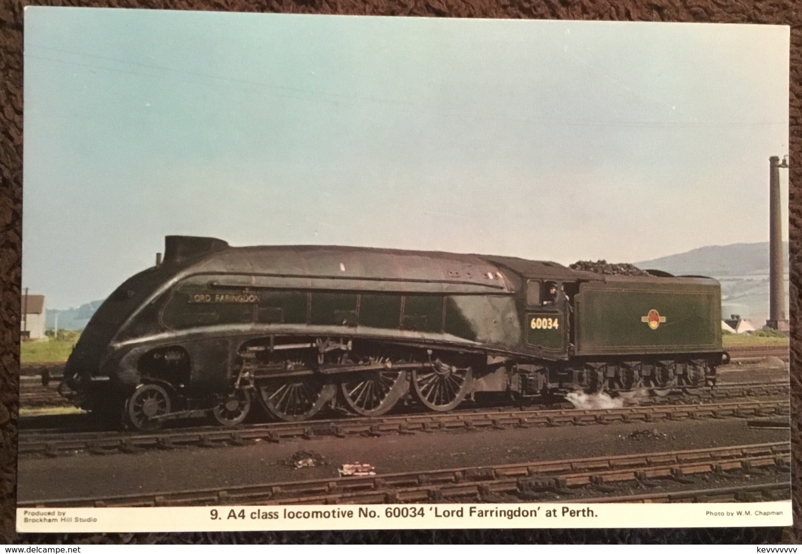 A4 Class Locomotive No. 60034 ‘Lord Faringdon’ At Perth - Treinen