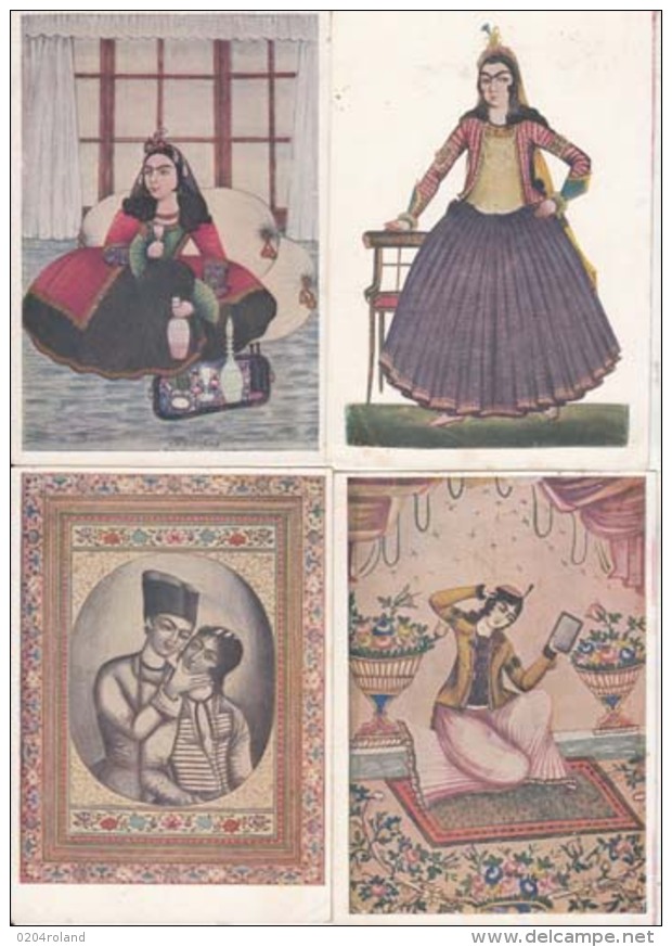 Iran - Lot De 9 Cartes " Miniature Iranienne XVIII " -  Achat Immédiat - Iran