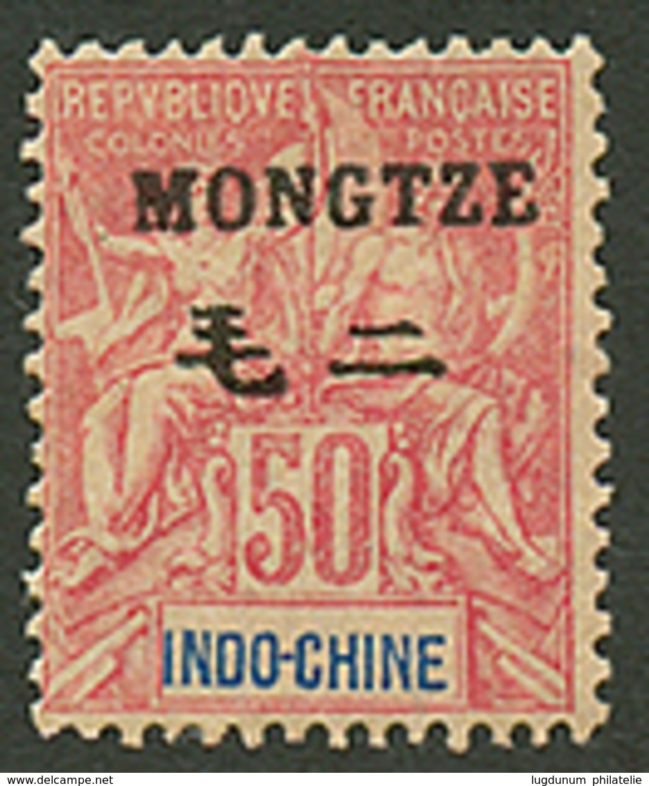 669 MONG-TZEU : 50c(n°12) Neuf *. RARE. Cote 515€. Signé SCHELLER. TTB. - Sonstige & Ohne Zuordnung