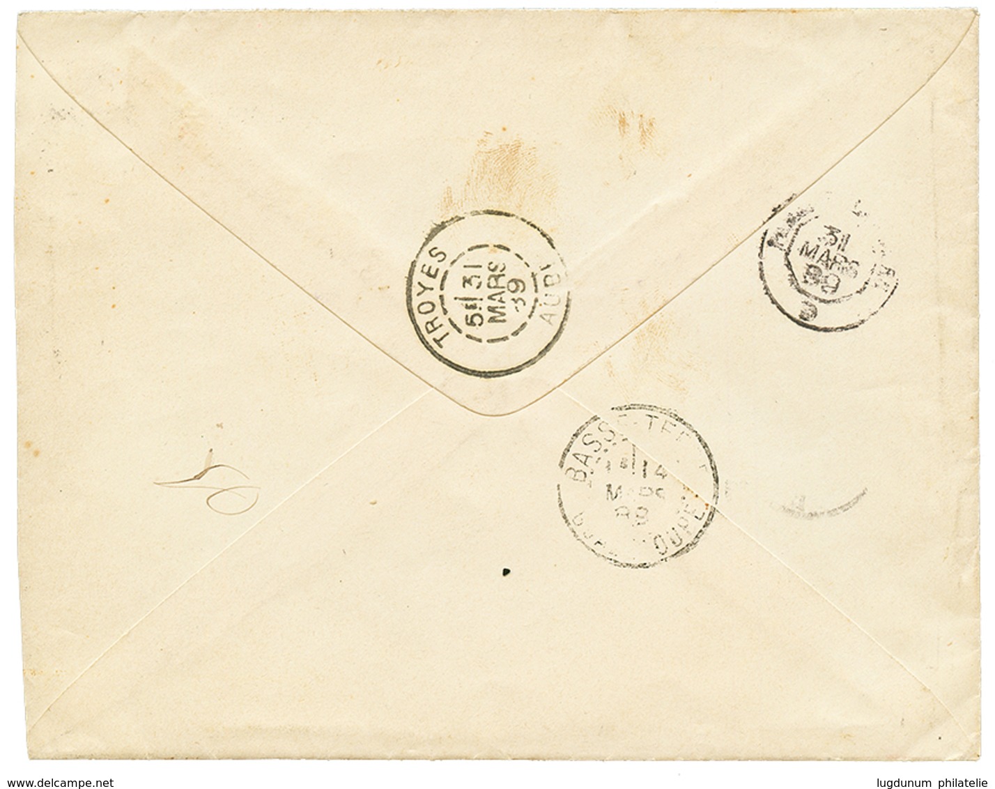 776 1889 25 S/ 20c Obl. GUADELOUPE SAINTES (T. DE H.) Sur Enveloppe Pour La FRANCE. TB. - Sonstige & Ohne Zuordnung