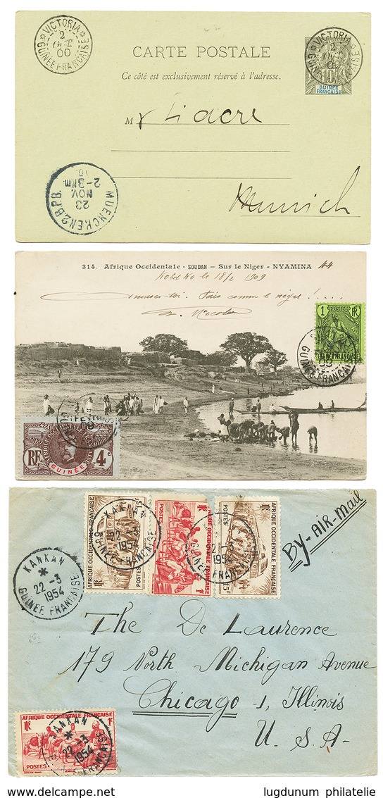 785 Jolie Lot De 19 Lettres De GUINEE . A Voir. TB. - Autres & Non Classés