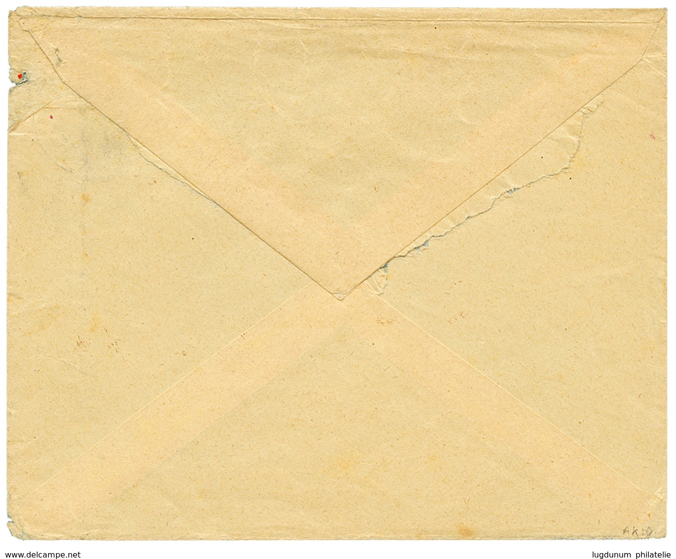 1069 1910 4h(x2) Canc. TAVETA DEUTSCHE FELDPOST + Red Cachet ZENZUR PASSIERT DEUTSCH OSTAFRIKA On Envelope To BERLIN. Vf - China (offices)