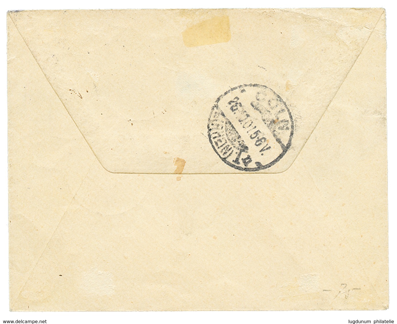 1103 1901 3pf (v1II) + YACHT 10pf+ 20pf Canc. TSINGTAU On REGISTERED Envelope To KÖLN. Ex. MITSUHARA. Vvf. - Kiautschou
