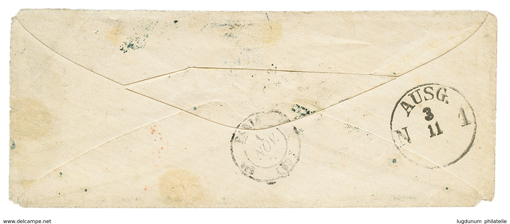 1157 PAPAL STATES : 1862 6b + 8b(x2) On Envelope From ROMA To SORAU (PRUSSIA). Vf. - Unclassified