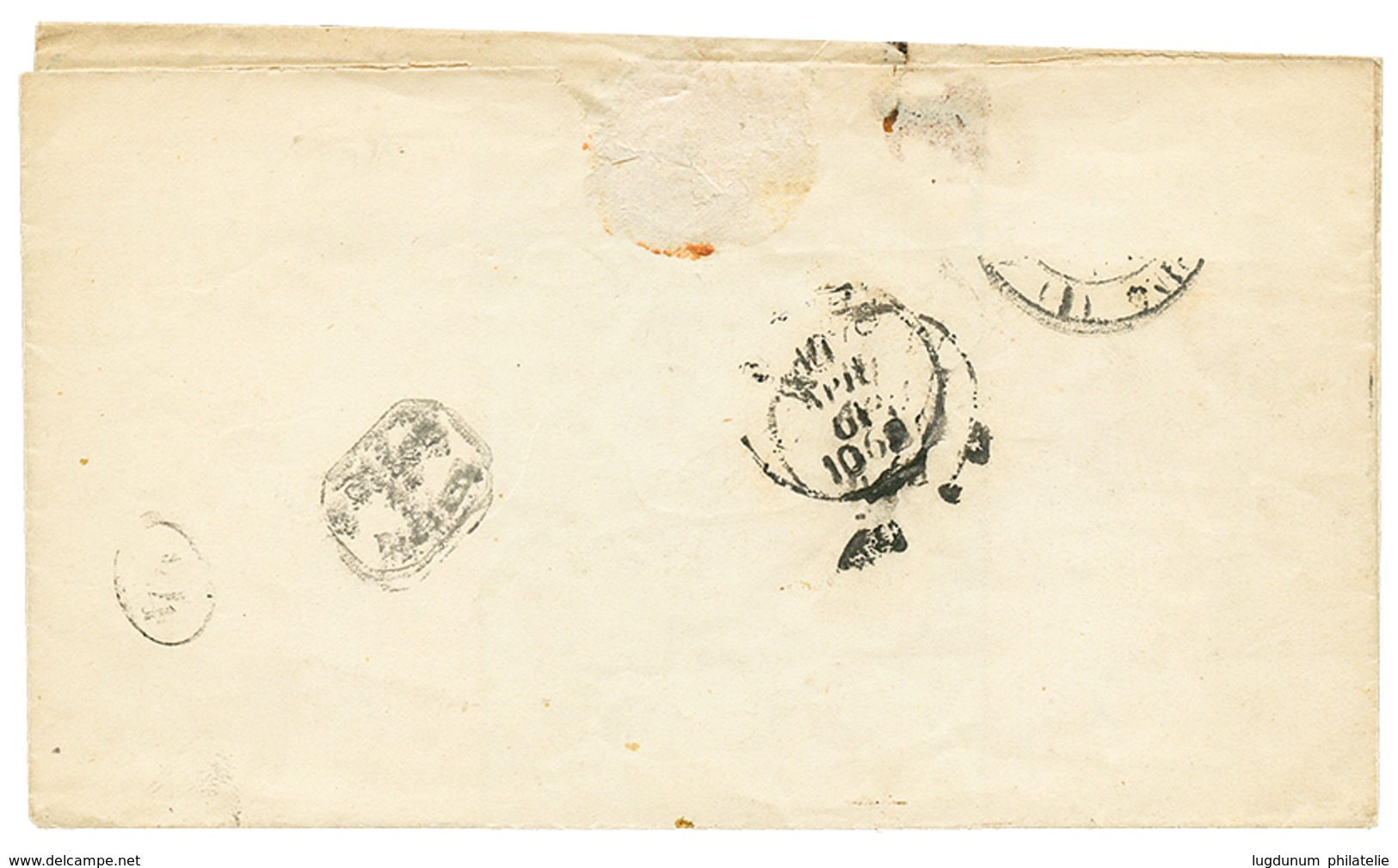 1176 SARDINIA - CREVACUORE : 1861 20c Canc. CREVACUORE On Cover To TORINO. SASSONE = 1650€. Vf. - Non Classés