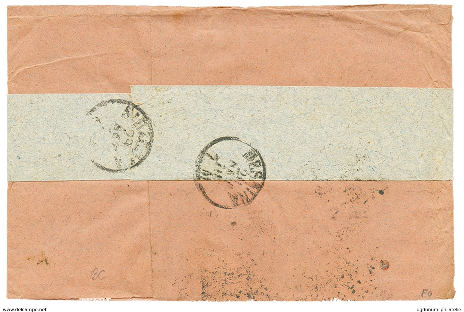 1181 "PRINTED MATTER Rate To MALATA" : 1870 1c(fault) + 5c + 10c Canc. 189 On Complete PRINTED MATTER To MALTA. Scarce.  - Unclassified