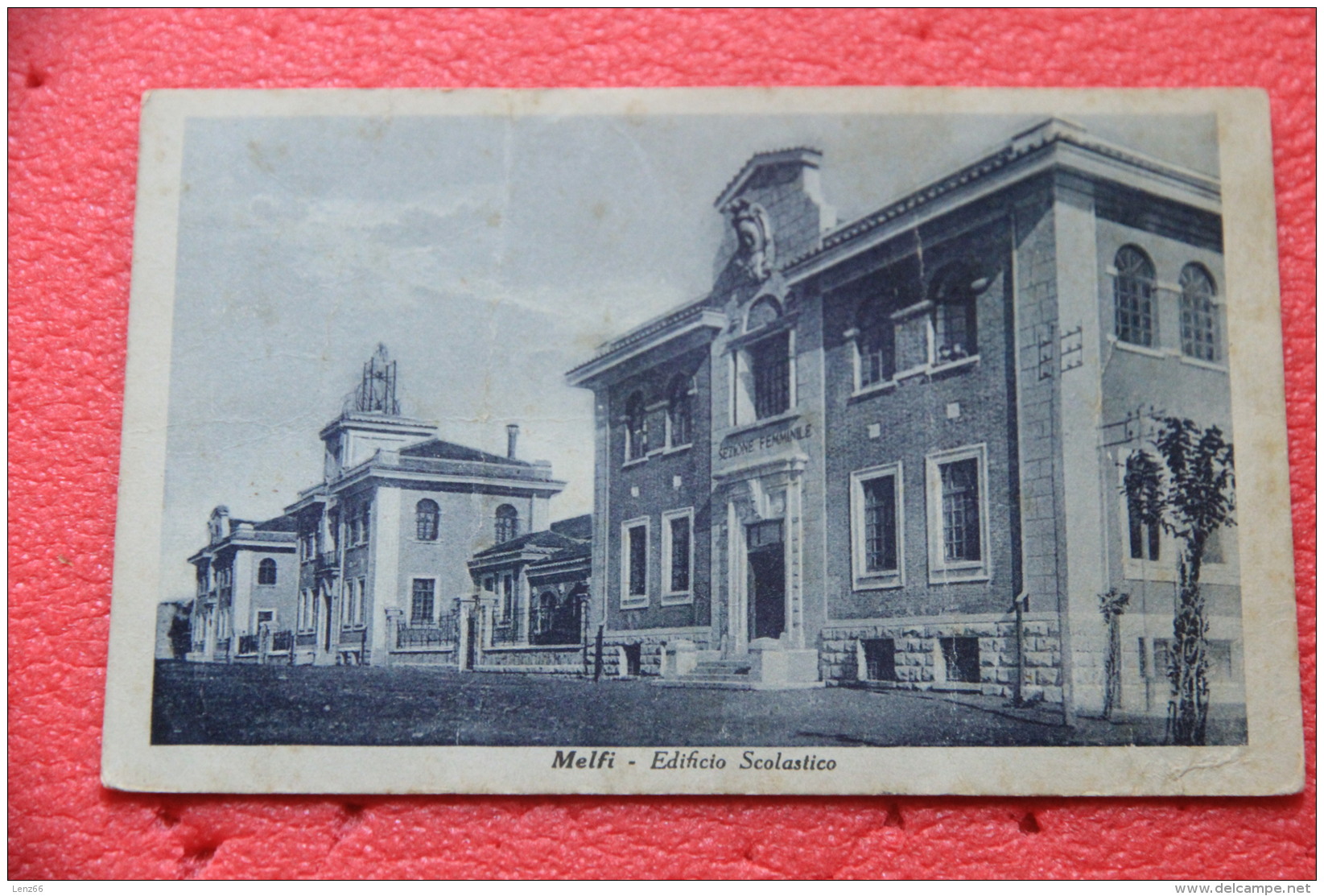 Melfi Potenza Edificio Scolastico Ed. Venturino NV + Pieghe - Autres & Non Classés