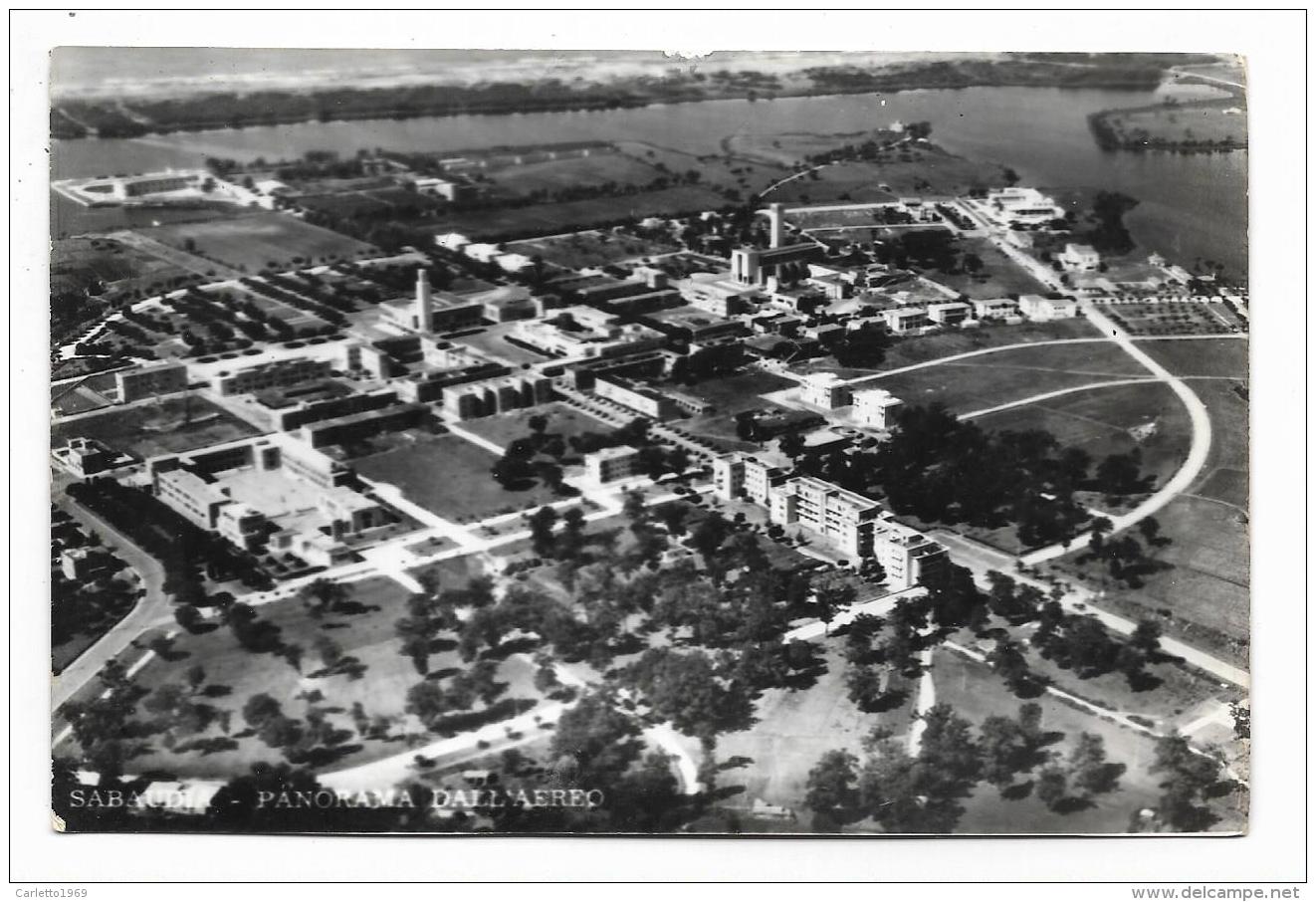 SABAUDIA - PANORAMA DALL'AEREO - VIAGGIATA FG - Latina