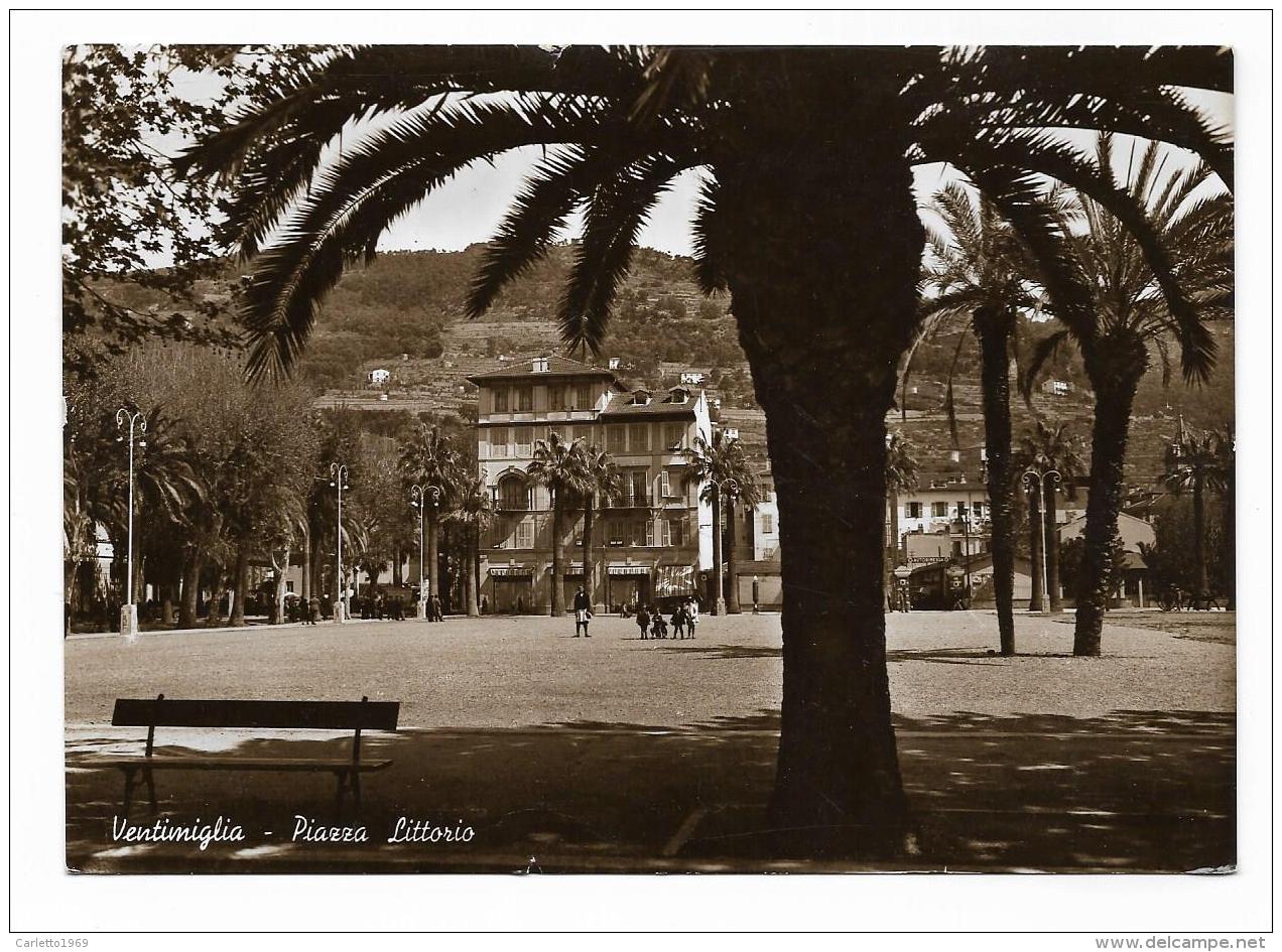 VENTIMIGLIA - PIAZZA LITTORIO  VIAGGIATA FG - Imperia