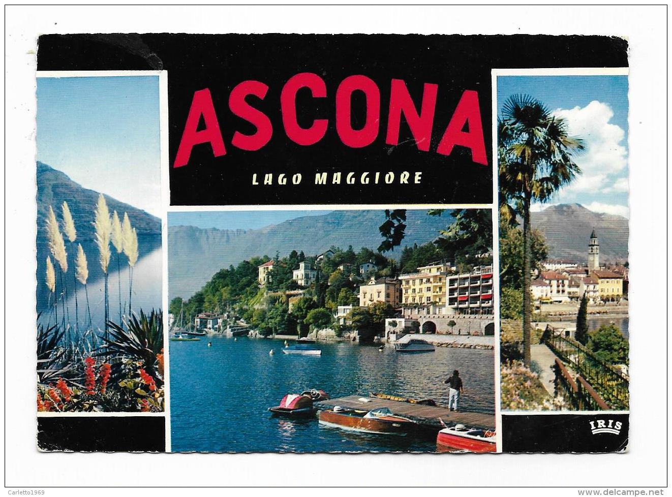 ASCONA - LAGO MAGGIORE  VIAGGIATA FG - Ascona