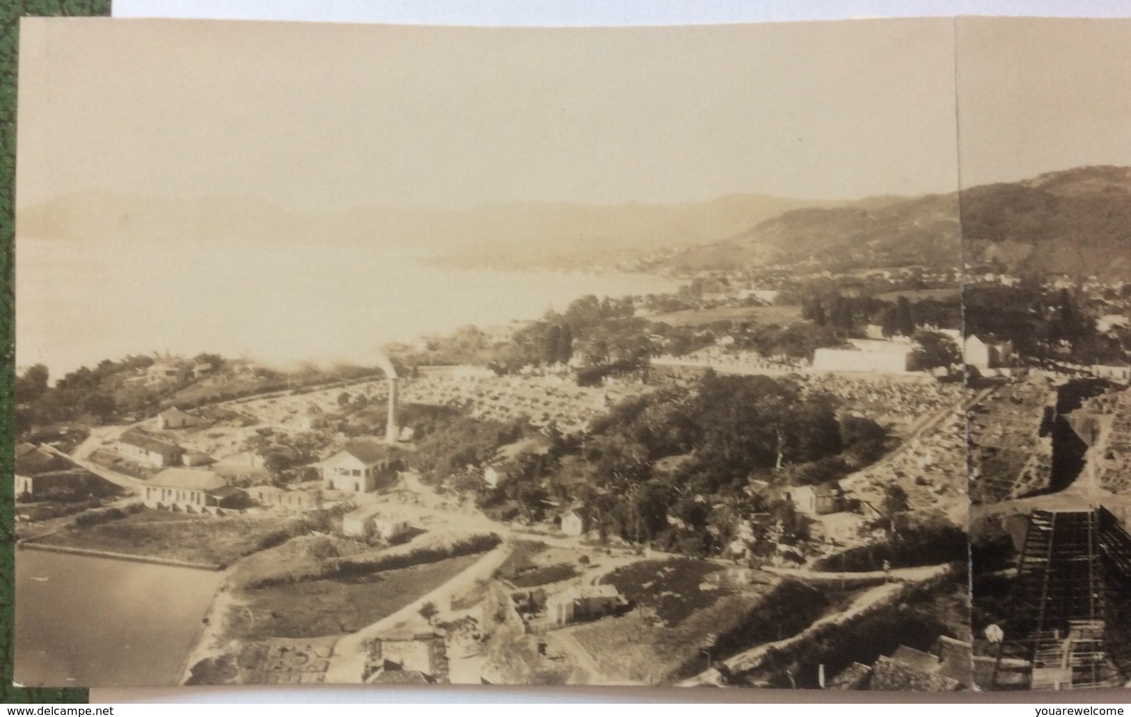 Porto Di Milazzo ? (Sicila, Messina Italia) Fotografica Panorama (real Photo Foto Ppc Cp Italy? - Messina