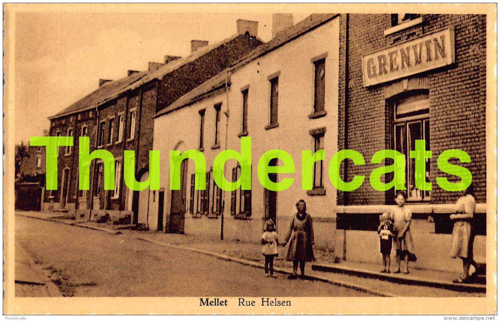 CPA  MELLET  RUE HELSEN GRENVIN - Les Bons Villers