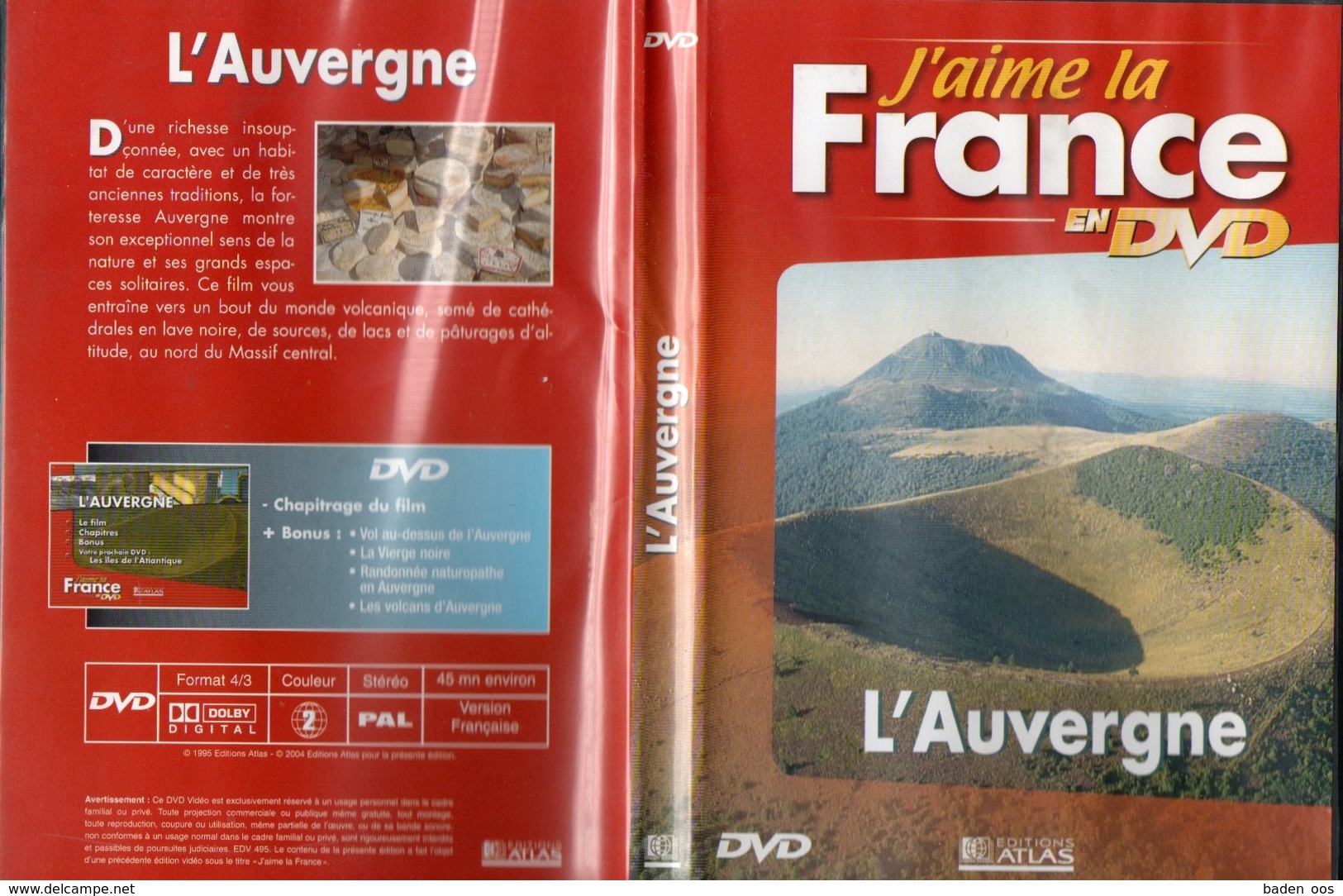 J Aime La France En DVD  Auvergne - Documentales