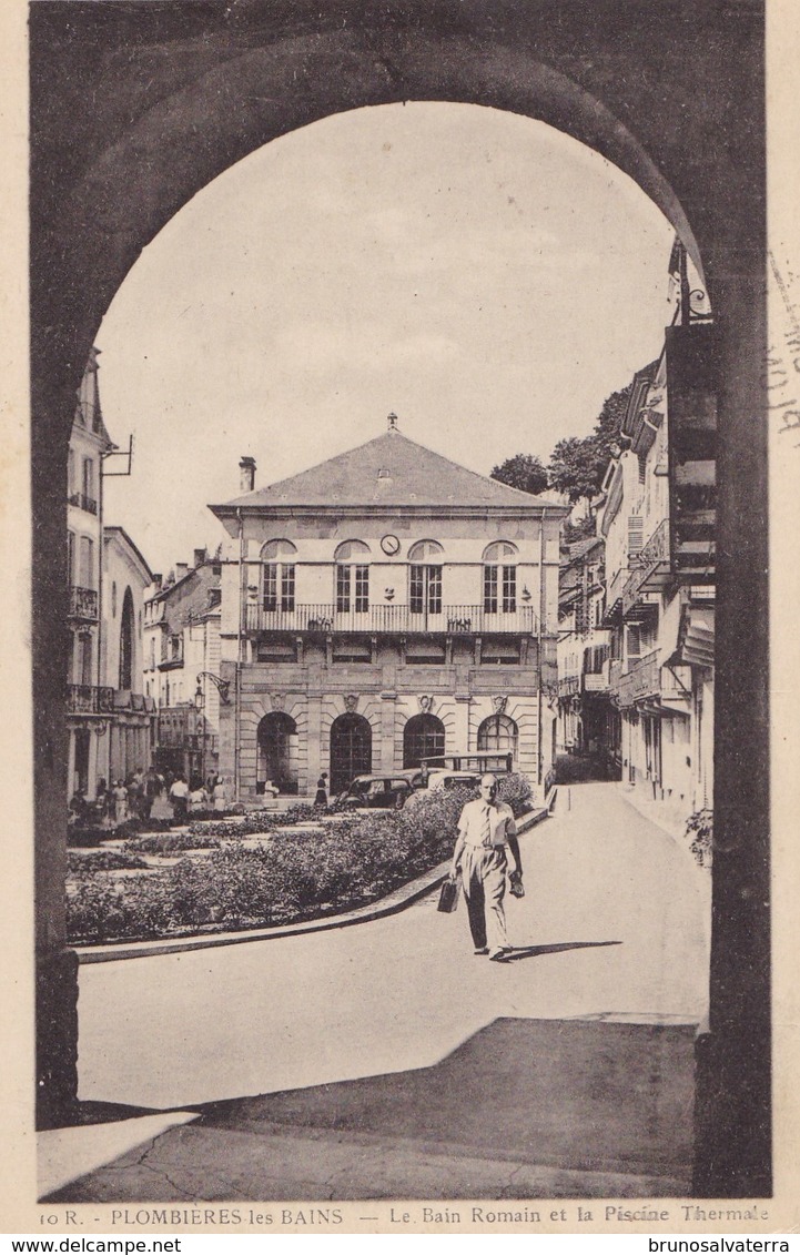 PLOMBIERES LES BAINS - Le Bain Romain Et La Piscine Thermale - Plombieres Les Bains