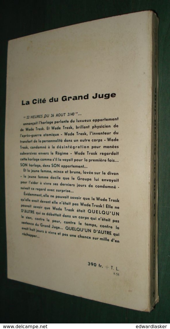 Présence Du FUTUR N°24 : LA CITE DU GRAND JUGE //A.E. VAN VOGT - 1re édition 1958 - Présence Du Futur