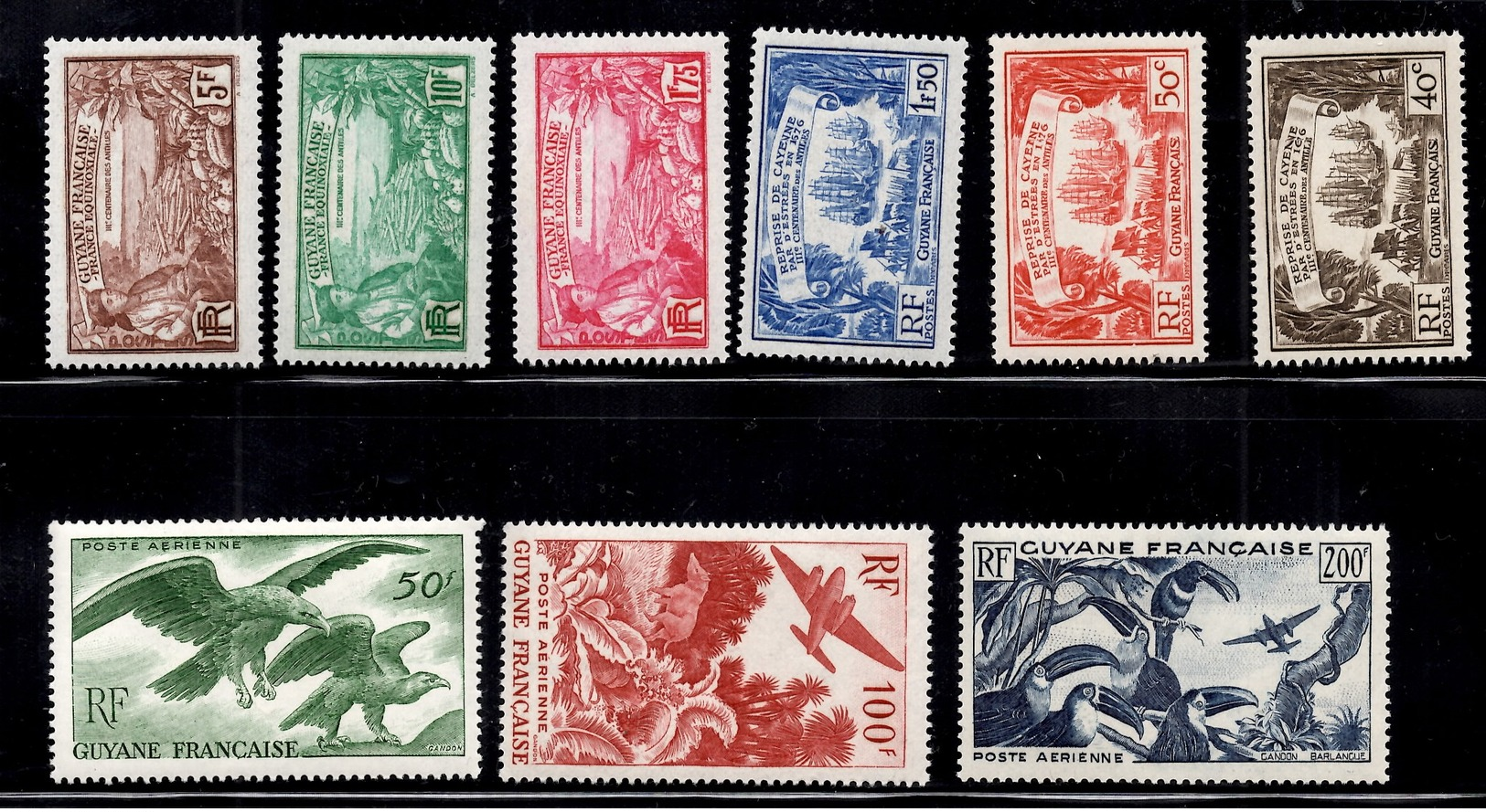 Guyane Française Très Belle Collection 1887/1947. Bonnes Valeurs. B/TB. A Saisir! - Neufs