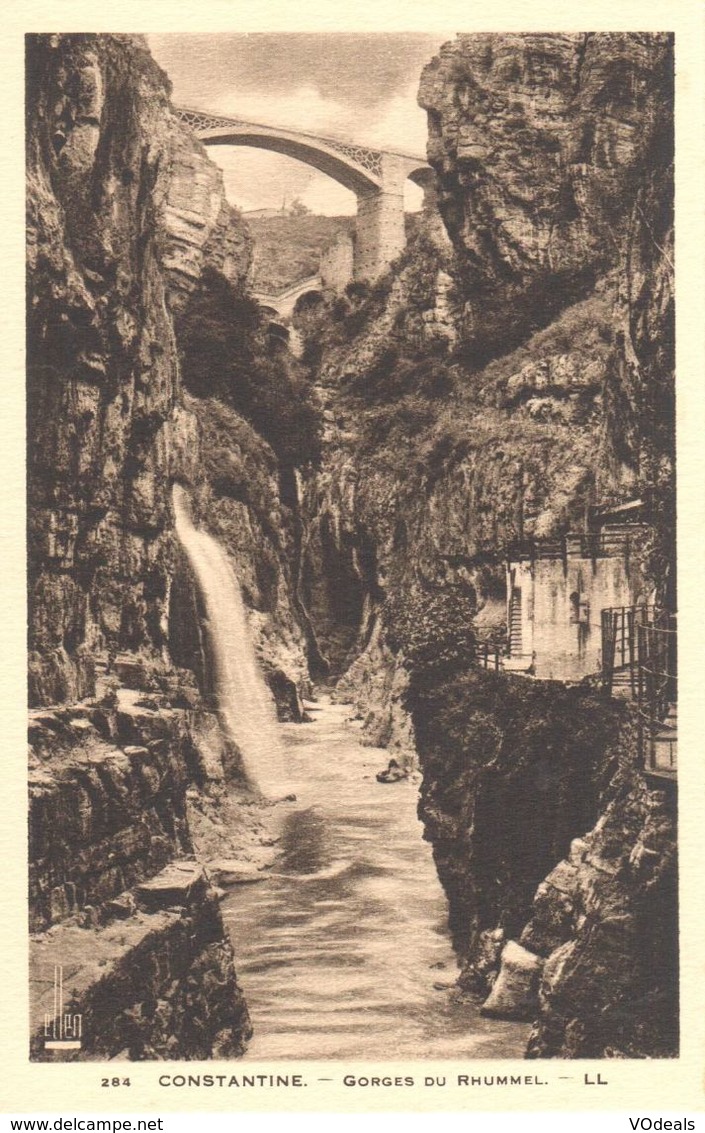 Algérie - Villes - Constantine - Gorges Du Rhummel - Constantine