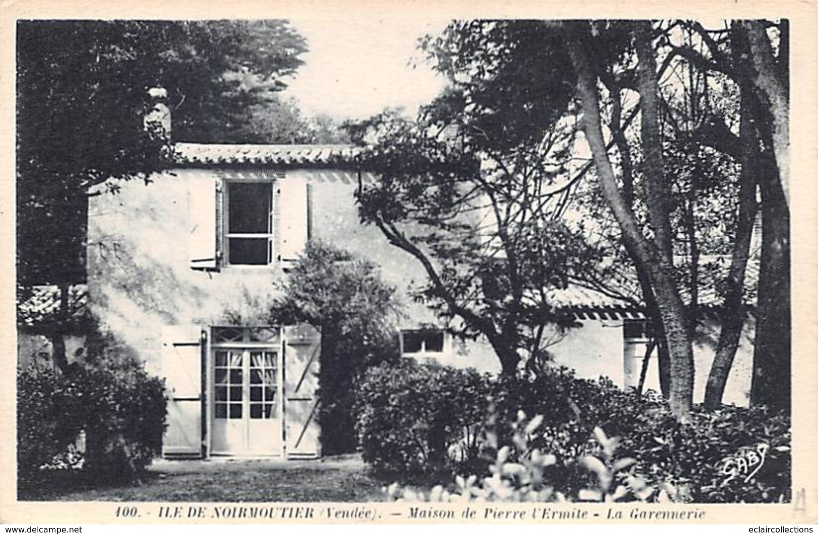 Ile De Noirmoutier 85 :  La Garenne. Maison De Pierre L'Ermite    (voir Scan) - Ile De Noirmoutier