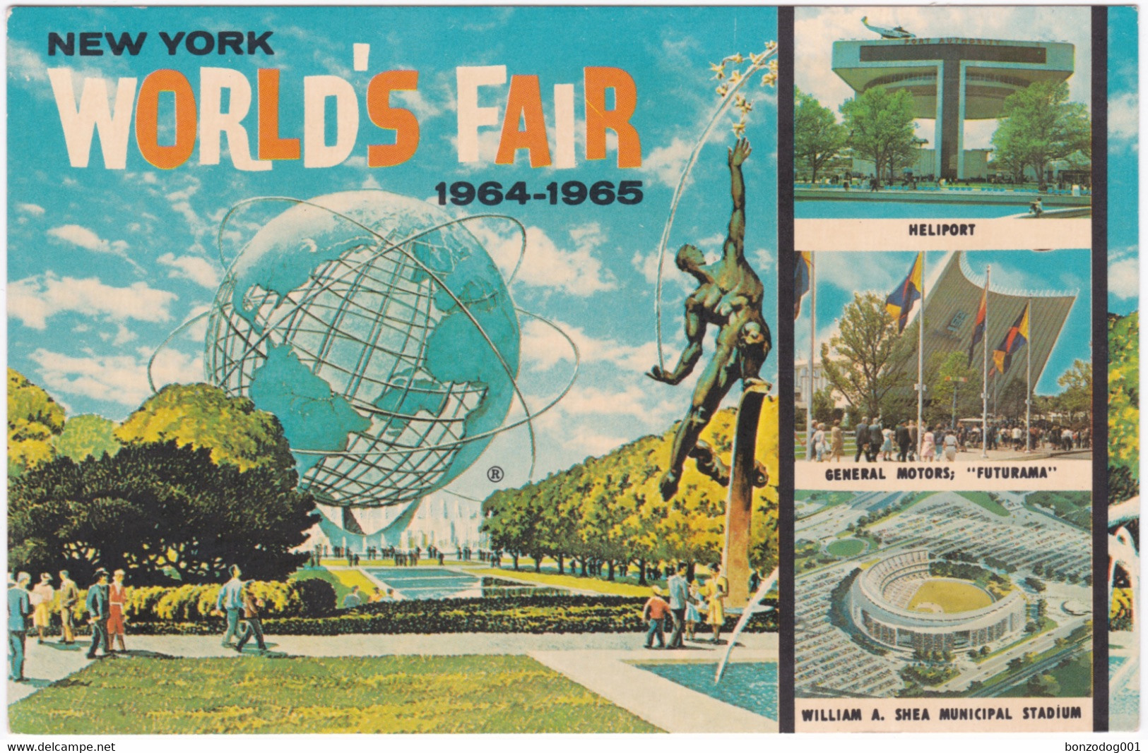 New York World’s Fair 1964-1965 "Peace Through Understanding". Unposted - Expositions