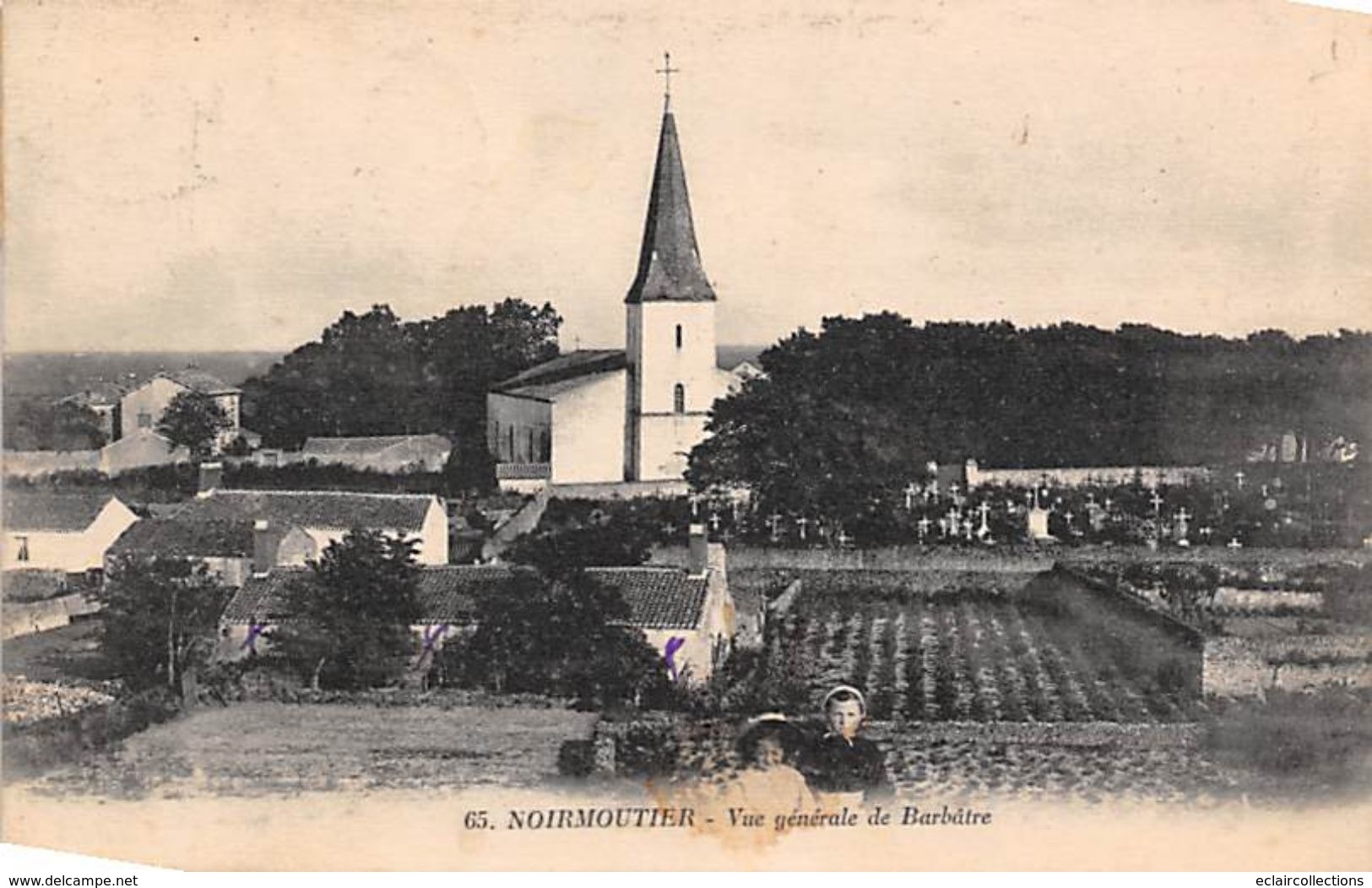 Ile De Noirmoutier 85 : Barbâtre.  Vue Générale.   (voir Scan) - Ile De Noirmoutier