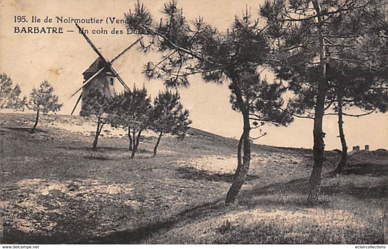 Ile De Noirmoutier 85 : Barbâtre. La Mairie   (voir Scan) - Ile De Noirmoutier