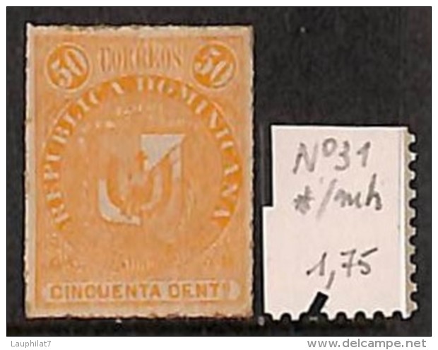 [814363] */Mh-Dominicaine (République)  - N° 31, 50 Orange, Armoiries - Dominicaine (République)