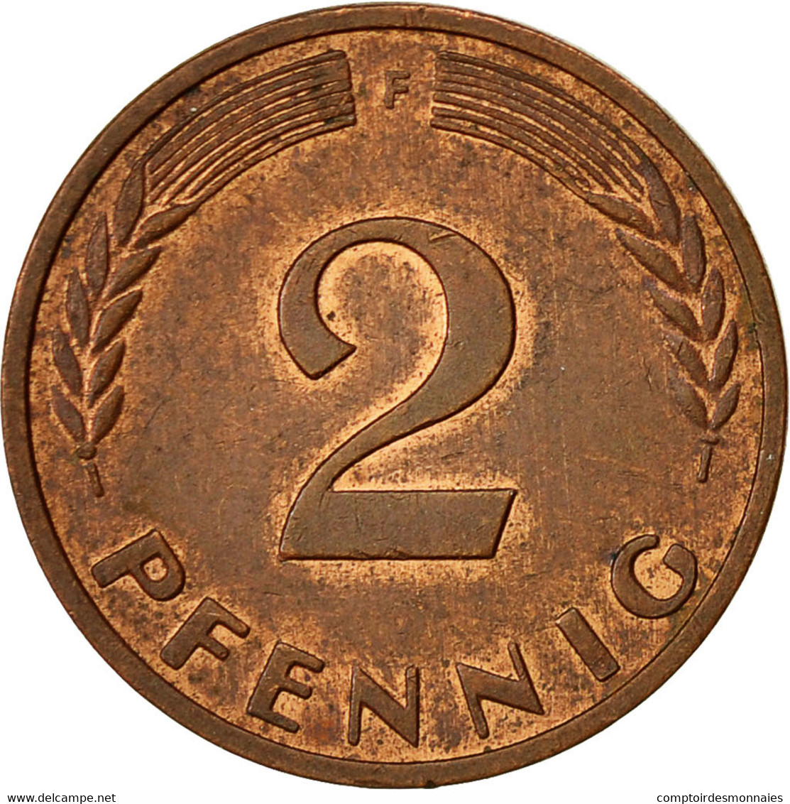 Monnaie, République Fédérale Allemande, 2 Pfennig, 1970, Stuttgart, TTB - 2 Pfennig