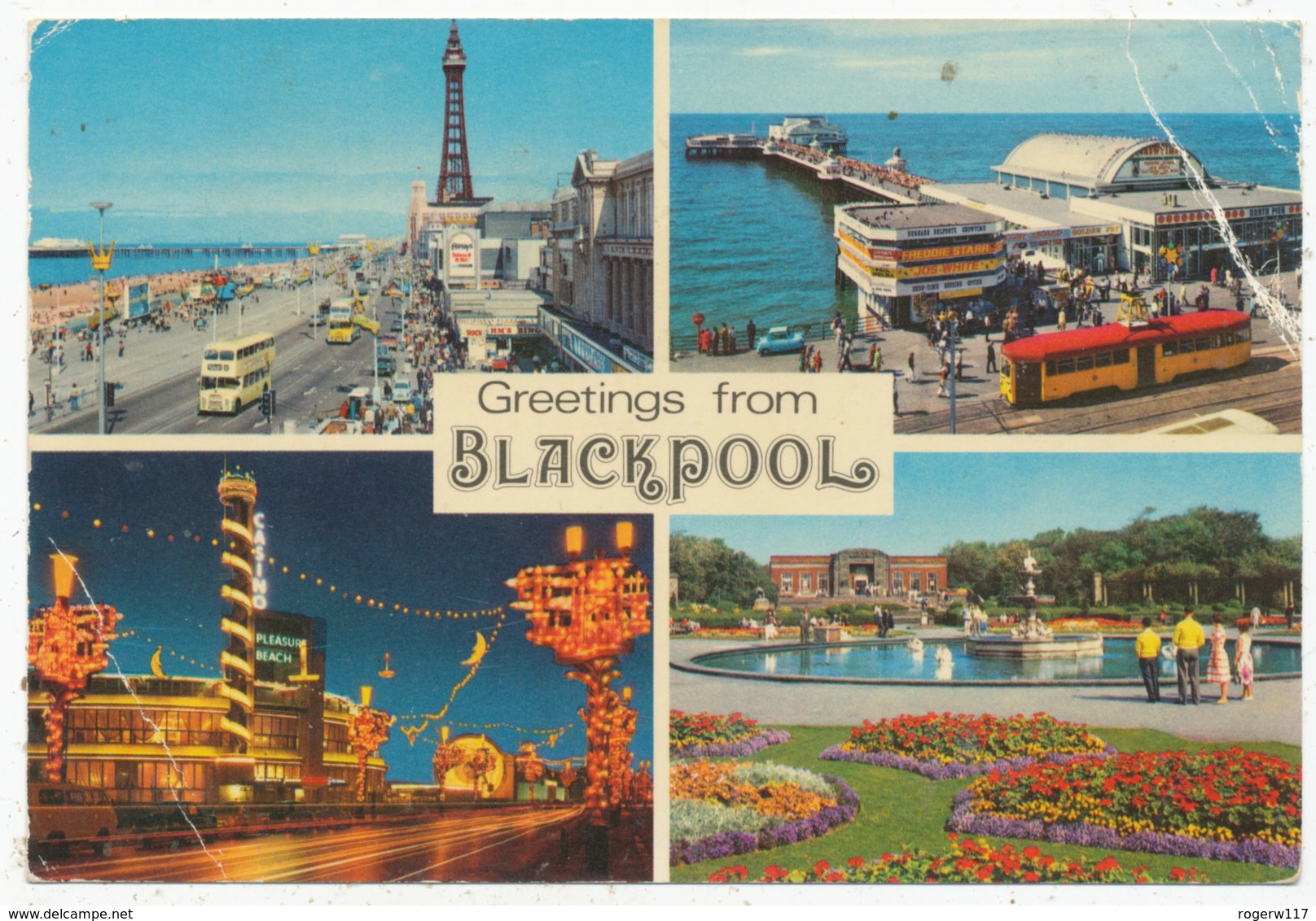 Greetings From Blackpool, 1977 Multiview Postcard - Blackpool