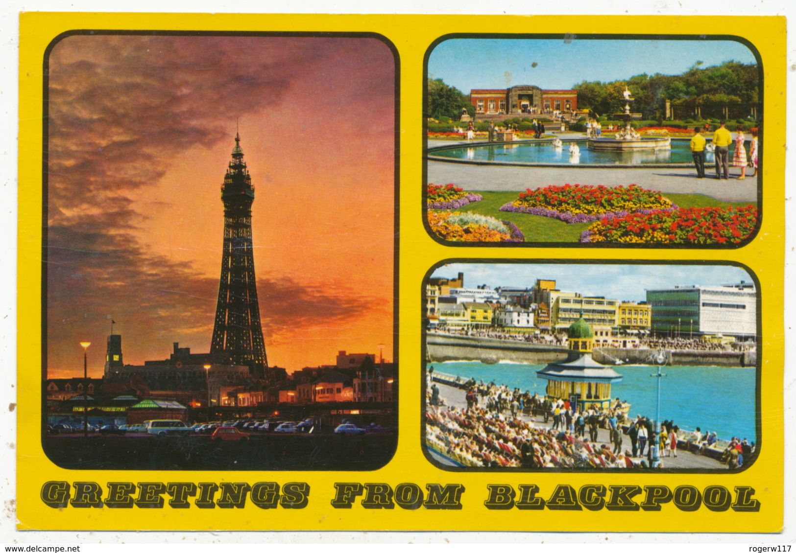 Greetings From Blackpool, 1982 Multiview Postcard - Blackpool