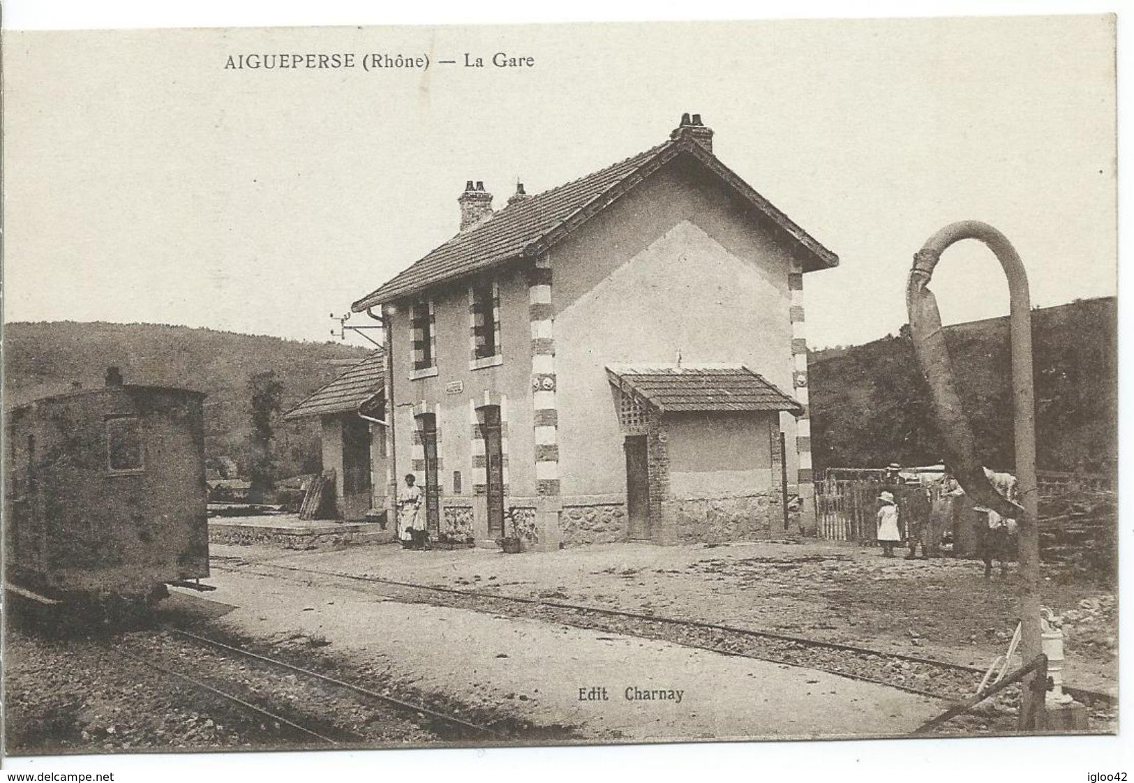 AIGUEPERSE - La Gare - Autres & Non Classés