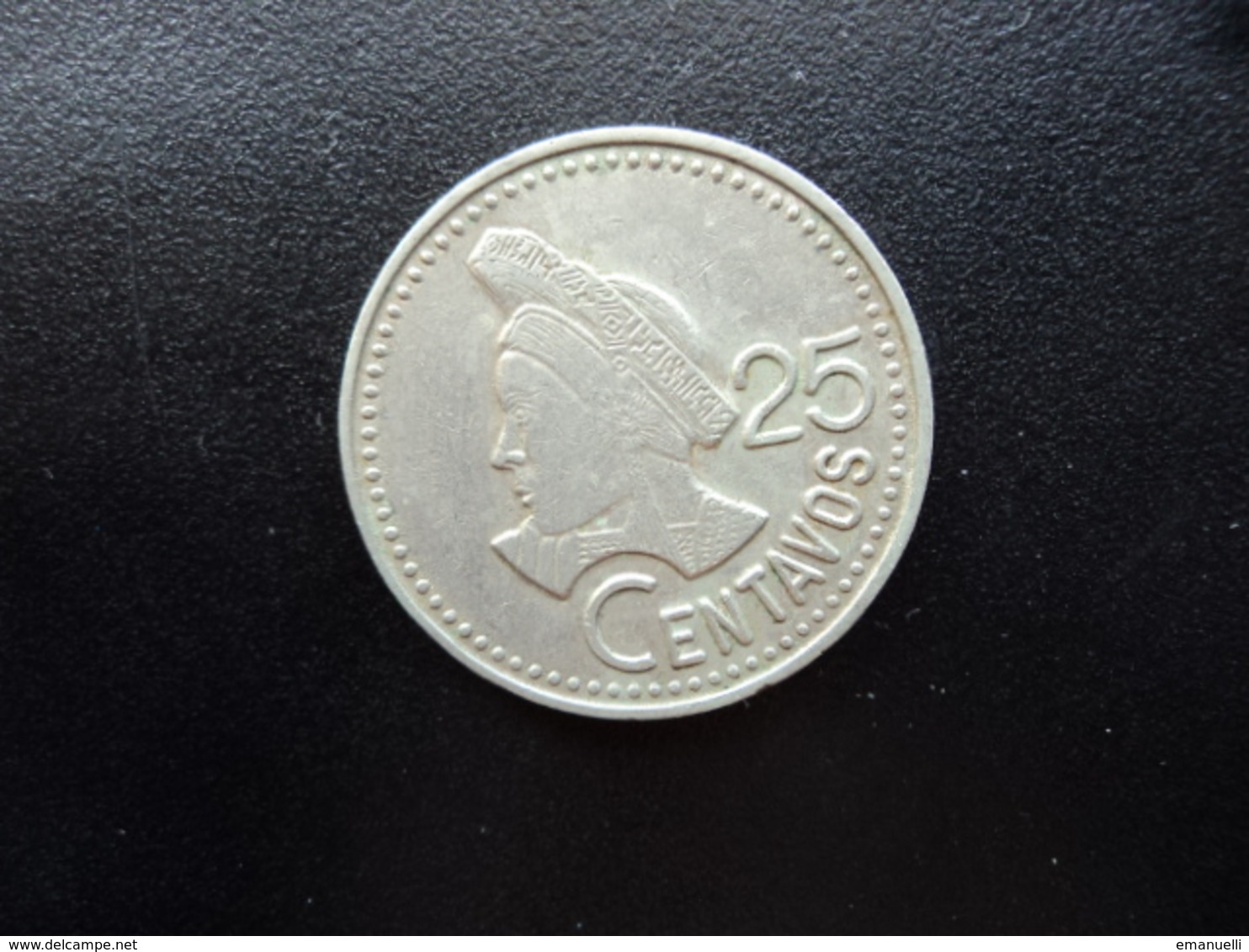 GUATEMALA : 25 CENTAVOS  1986   KM 278.5     TTB - Guatemala