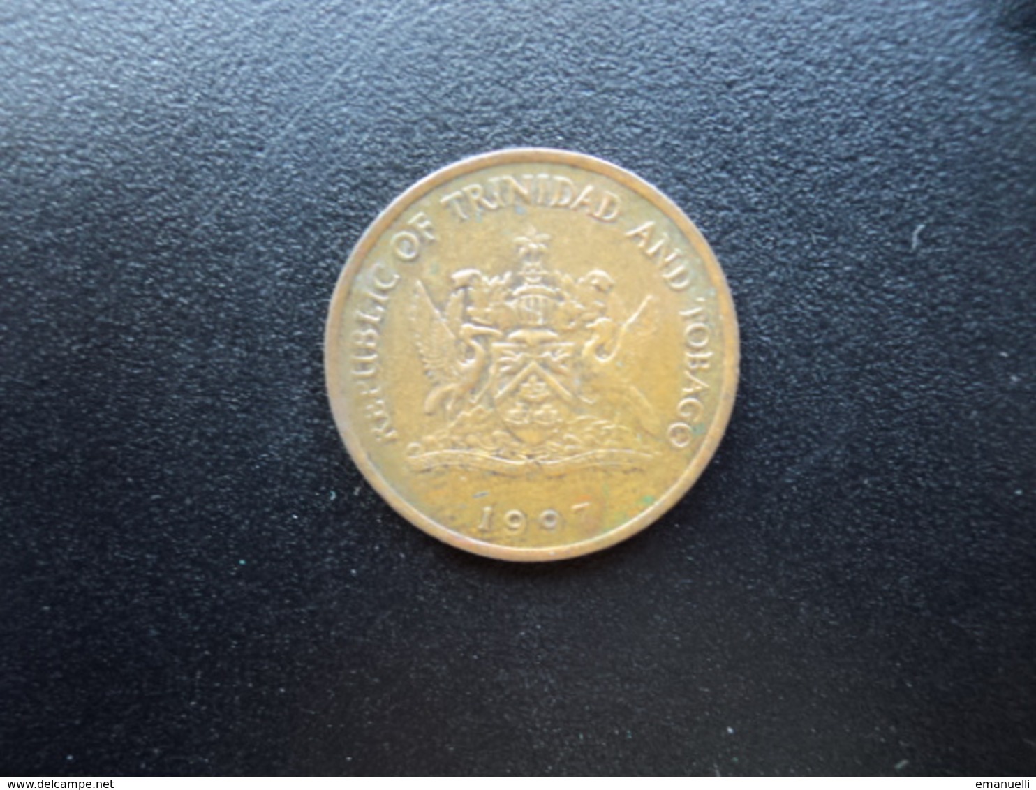 TRINITÉ ET TOBAGO : 5 CENTS  1997    KM 30    SUP Patine - Trinité & Tobago