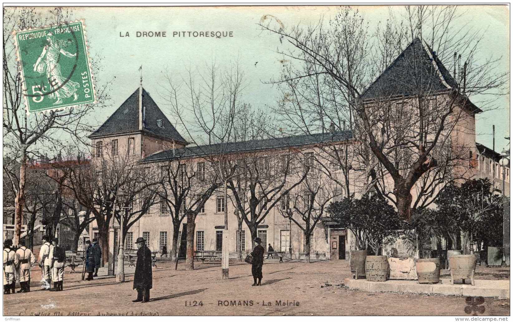 ROMANS SUR ISERE LA MAIRIE 1907 TBE - Romans Sur Isere