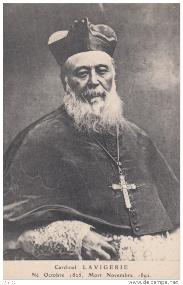 Cardinal Lavigerie, French Church Leader, Archbishop Of Carthage And Algiers, Primate Of Africa, C1900s Vintage Postcard - Other & Unclassified
