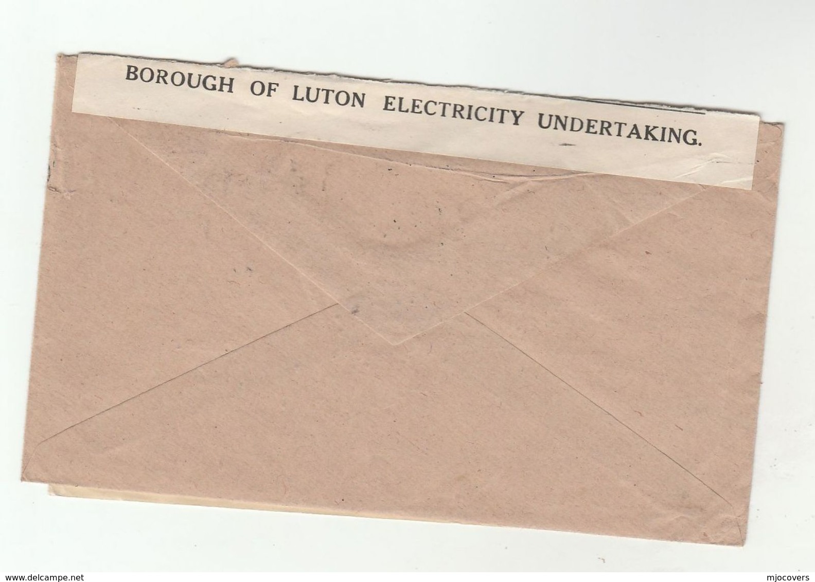 1946 Luton  GB VICTORY Stamps COVER  SLOGAN DONT WASTE BREAD Fdc LUTON ELECTRICTY BOARD RESEAL LABEL Electric Energy Gb - ....-1951 Pre Elizabeth II