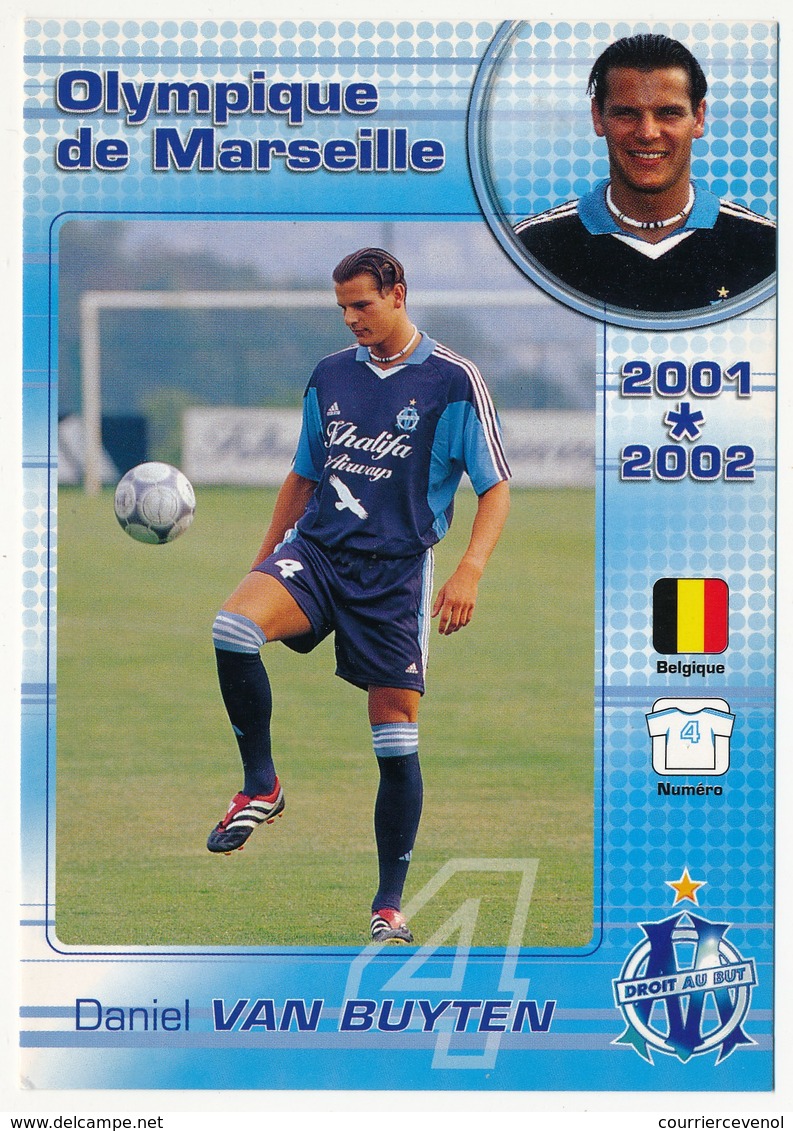 CPM - Olympique De Marseille OM  - Daniel VAN BUYTEN - 2001*2002 - Football