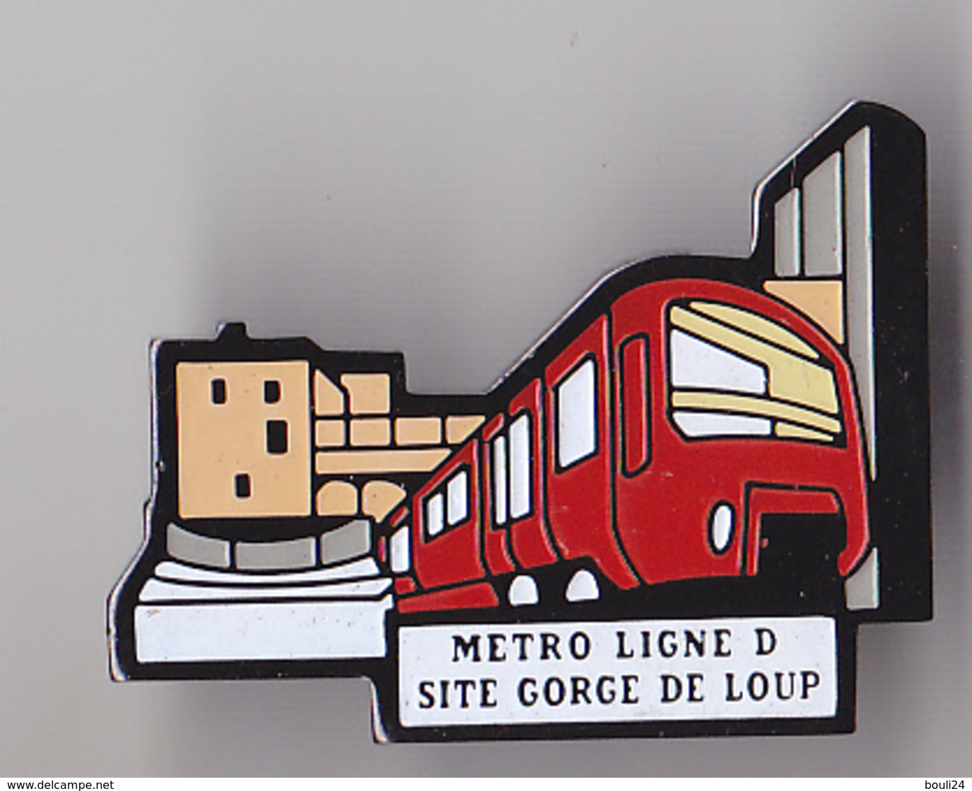 PIN'S THEME SNCF RATP   METRO  LIGNE D  GORGE DE LOUP - TGV