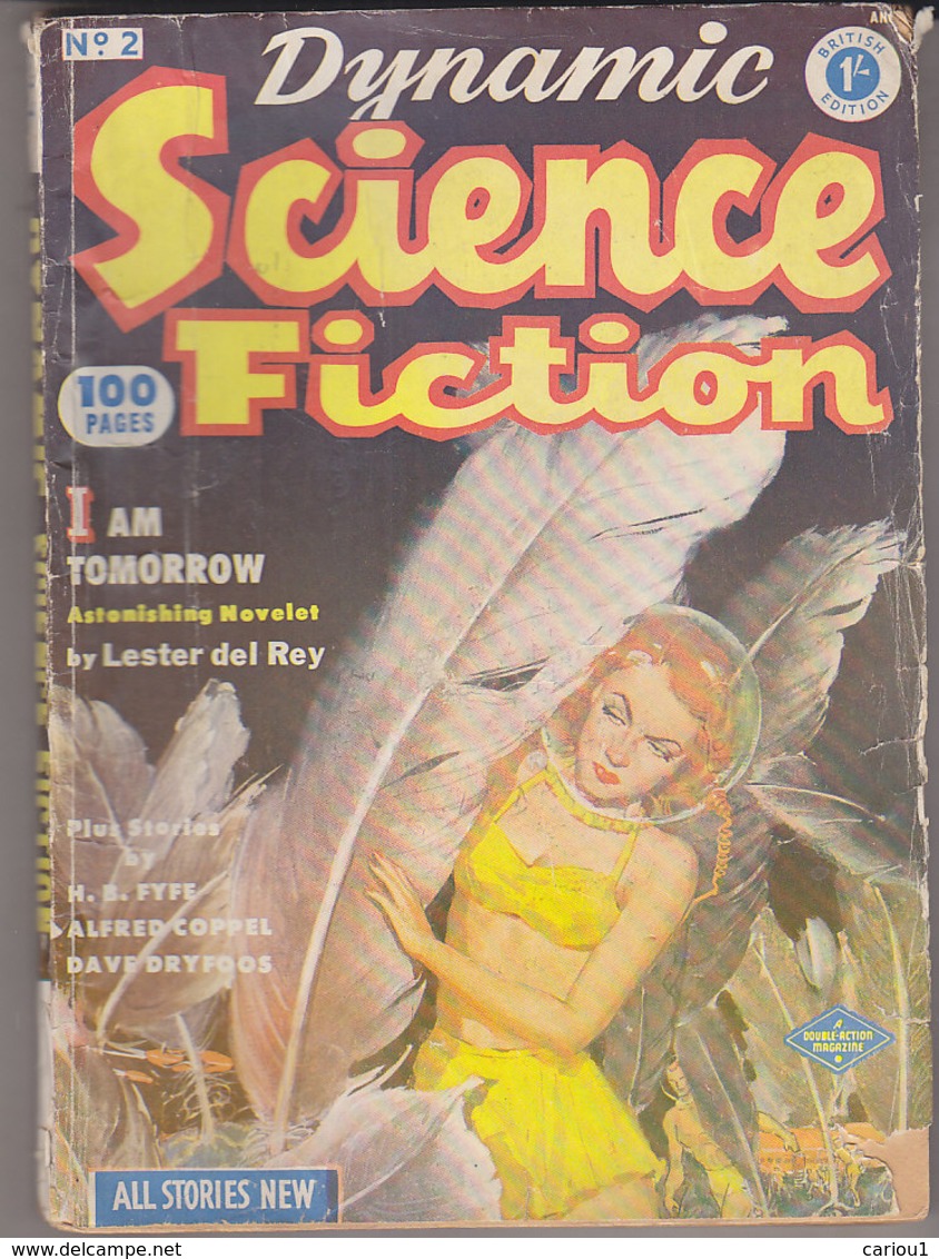 C1 DYNAMIC SCIENCE FICTION UK BRE 1952 SF Pulp LESLIE ROSS Lester DEL REY - Science-Fiction