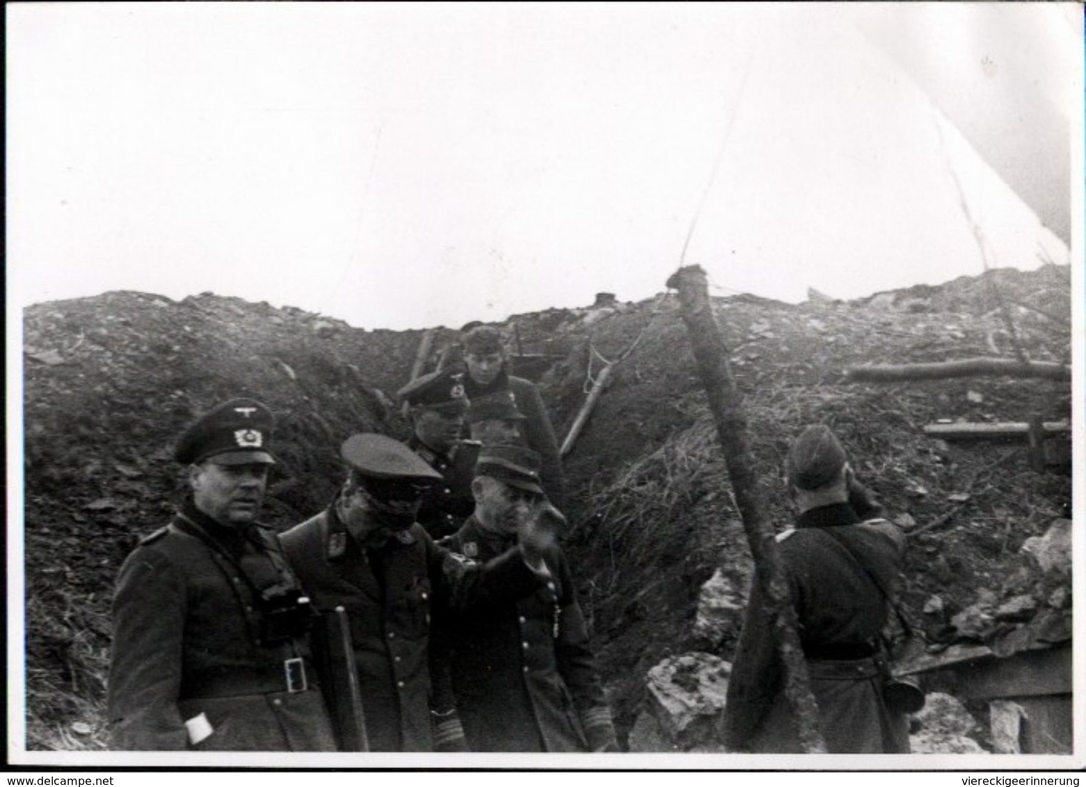 ! Foto 11,8 X 8,5 Cm, 2. Weltkrieg 1940 Berus, Militaria, Saarland, 3.Reich, U.a. Gauleiter Carl Röver Bremen - Weltkrieg 1939-45