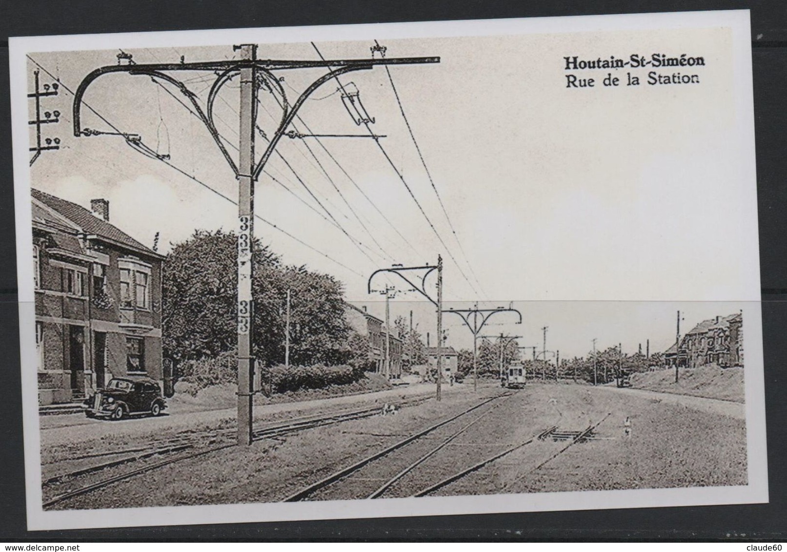 REPRODUCTION HOUTAIN SAINT SIMEON OUPEYE LIEGE TRAM - Oupeye