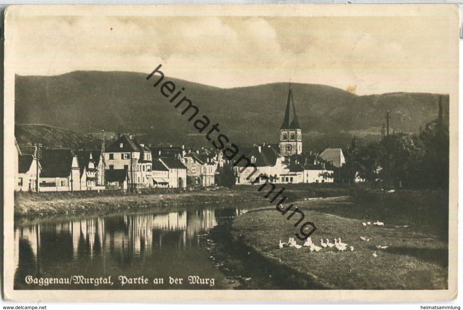 Gaggenau Murgtal - Partie An Der Murg - Foto-AK - Franckh-Verlag Stuttgart - Gaggenau