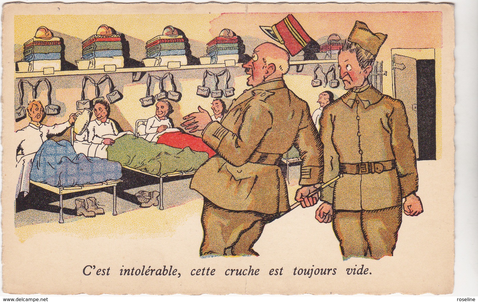 Ed Sepheriades  - Militaire Humour Dortoir Cruche Vide  - CPSM 9x14 BE Neuve - Humoristiques