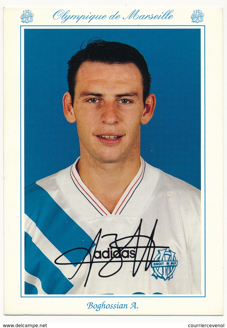 CPM - Olympique De Marseille OM  (93-94) - Alain BOGHOSSIAN - Football