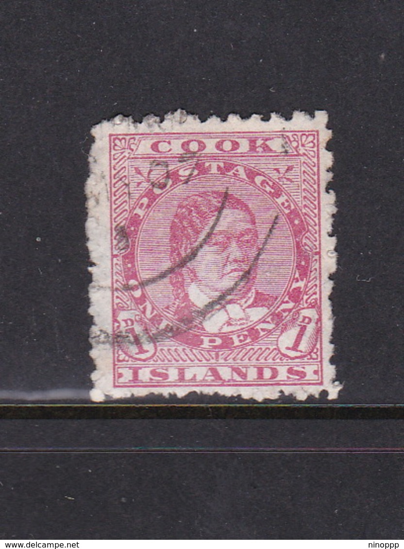 Cook Islands  SG 29 1902 1d Rose Pink Used - Cook Islands