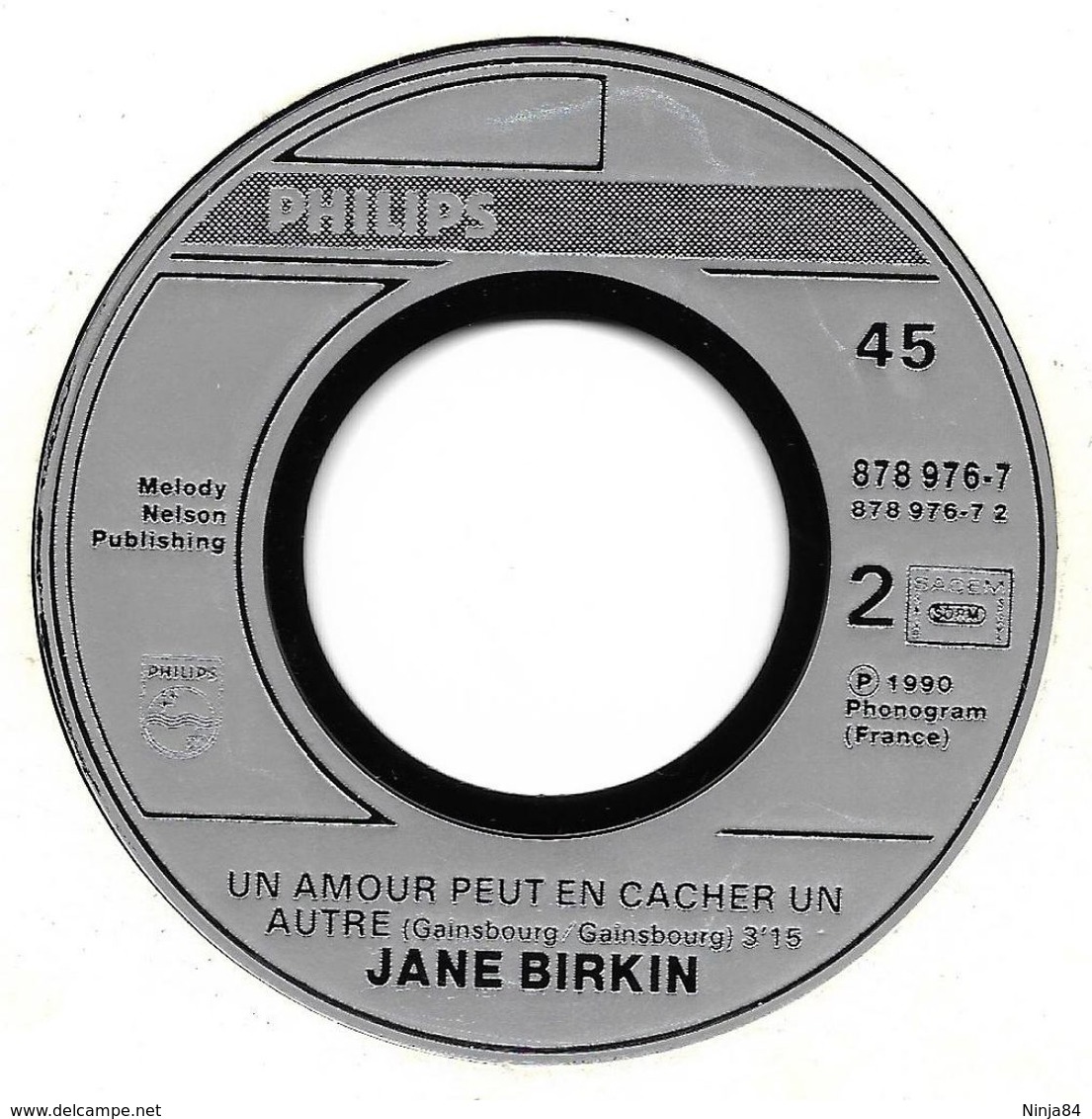 SP 45 RPM (7")  Jane Birkin / Serge Gainsbourg  "  Et Quand Bien Même  " - Autres - Musique Française