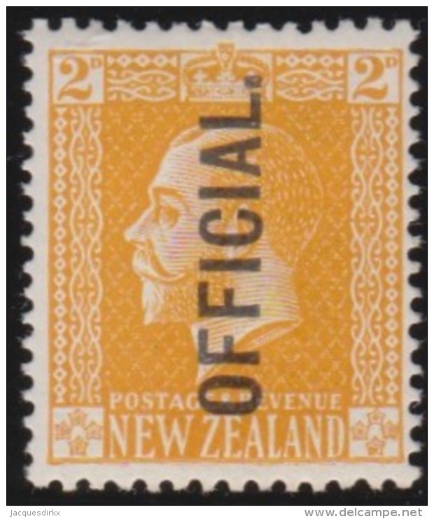 New Zealand    .     SG   .     O  92          .       *   .    Mint-hinged   .   /   .   Ongebruikt - Dienstzegels