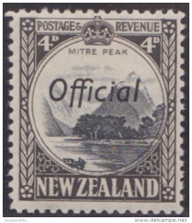 New Zealand    .     SG   .     O  146c         .       *   .    Mint-hinged   .   /   .   Ongebruikt - Dienstzegels