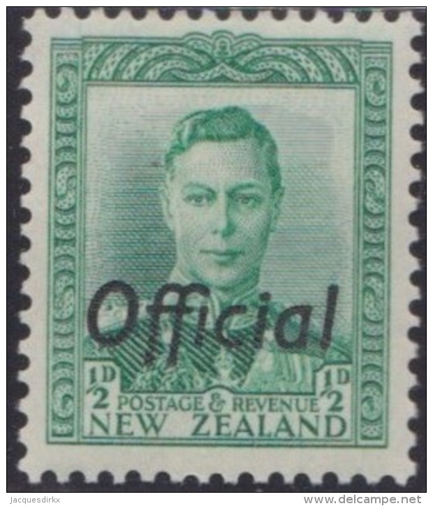 New Zealand    .     SG   .     O  134          .       *   .    Mint-hinged   .   /   .   Ongebruikt - Dienstzegels