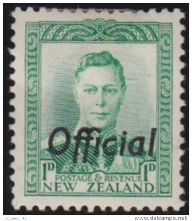 New Zealand    .     SG   .     O  137            .       *   .    Mint-hinged   .   /   .   Ongebruikt - Dienstzegels