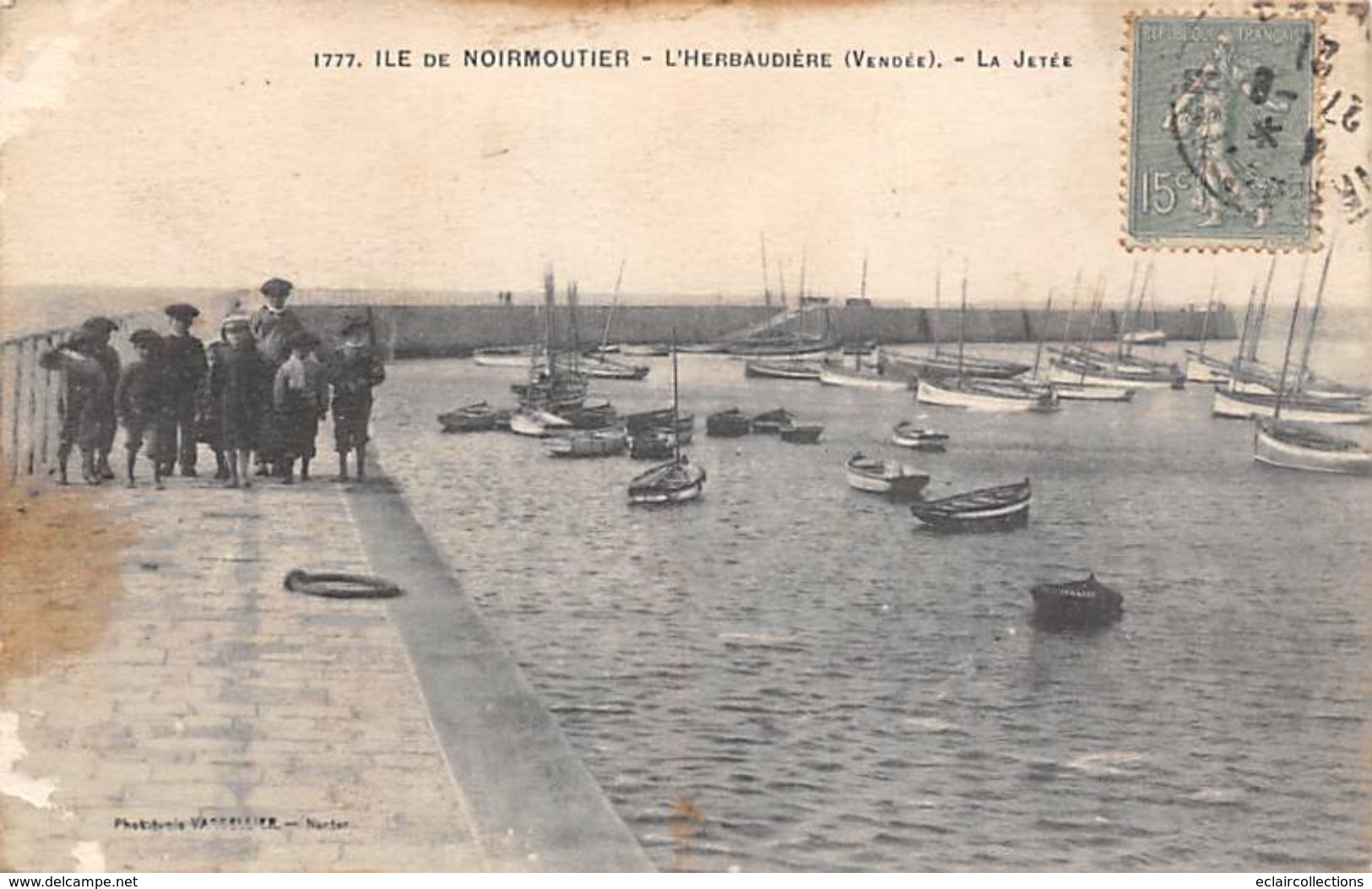 Ile De Noirmoutier   85      L'Herbaudière. La Jetée      (voir Scan) - Ile De Noirmoutier